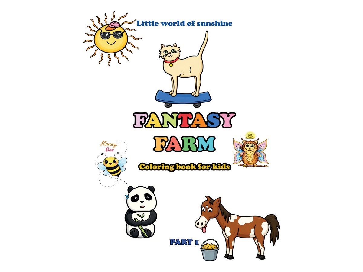 Fantasy Farm — Colouring Book for Kids